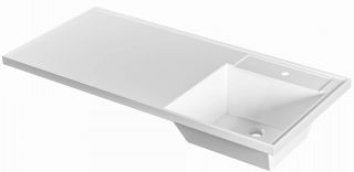 Раковина над стиральной машиной СанТа Лидер 900107N 100см правая белый